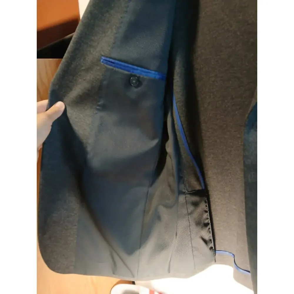 Apt 9 Men's Premier Flex Performance Slim Fit Suit Gray 40R Suit Jacket